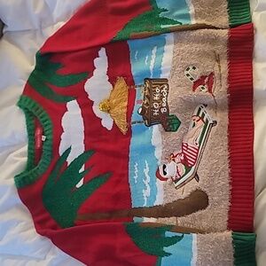 Santa On The Beach Christmas Sweater